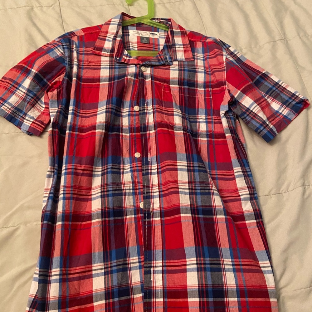 Old Navy kids xl plaid shirt - Picture 2 of 2
